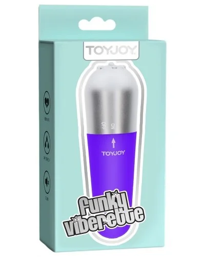 Mini Vibro Funky Viberette Violet sur la Boutique du Hard