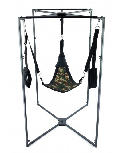 Kit Sling Tissu Triangle Camouflage Armature Noire sur la Boutique du Hard