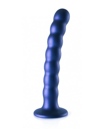 Plug Beaded G-Spot M 16.5 x 2.5cm Bleu sur la Boutique du Hard