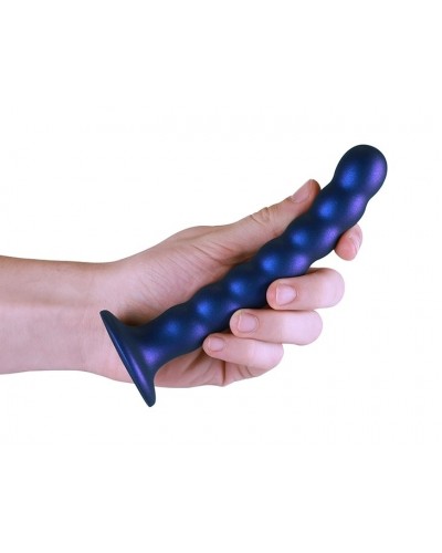 Plug Beaded G-Spot M 16.5 x 2.5cm Bleu sur la Boutique du Hard