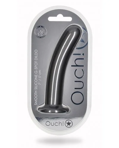 Plug Smooth G-Spot L 17 x 3.5cm Gris sur la Boutique du Hard