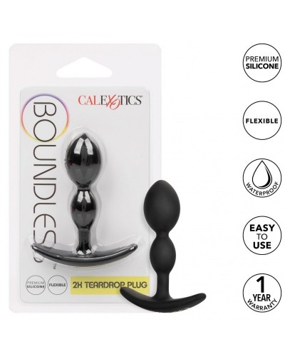 Plug Silicone Teardrop Boundless 7 x 2cm sur la Boutique du Hard