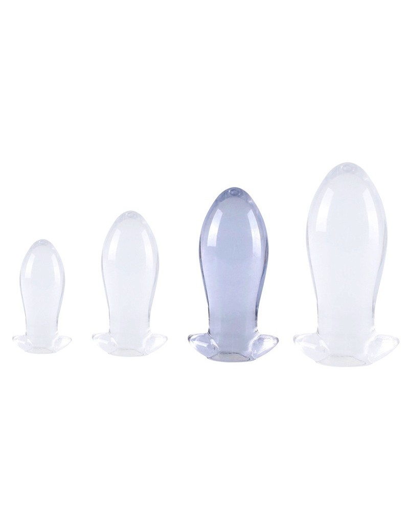 Plug Egg Clear L 13.5 x 6cm Transparent sur la Boutique du Hard