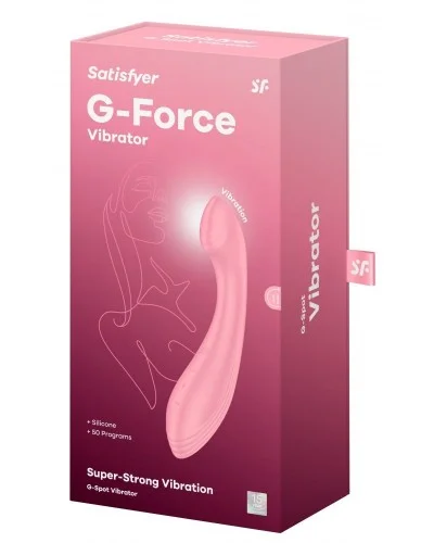 Vibro G-Force 19cm Rose sur la Boutique du Hard