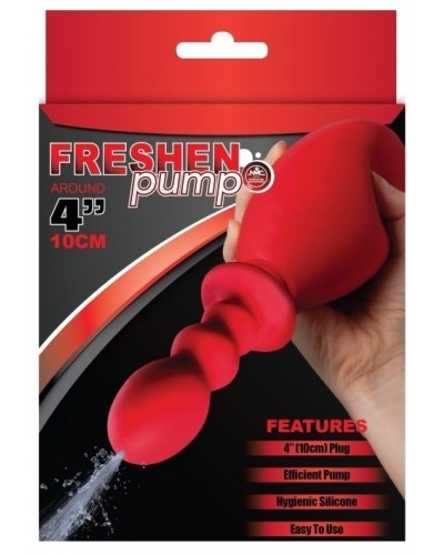 Poire de lavement Fresh Wash 10 x 3.2 cm - Contenance 275ml Rouge sur la Boutique du Hard