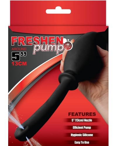 Poire de lavement Fresh Tube 13 x 2.2cm - Contenance 275ml Noire sur la Boutique du Hard