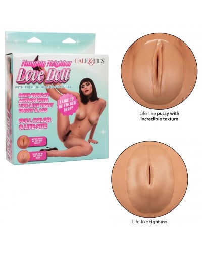 Poupée gonflable avec masturbateurs Love Doll Vagin-Anus sur la Boutique du Hard