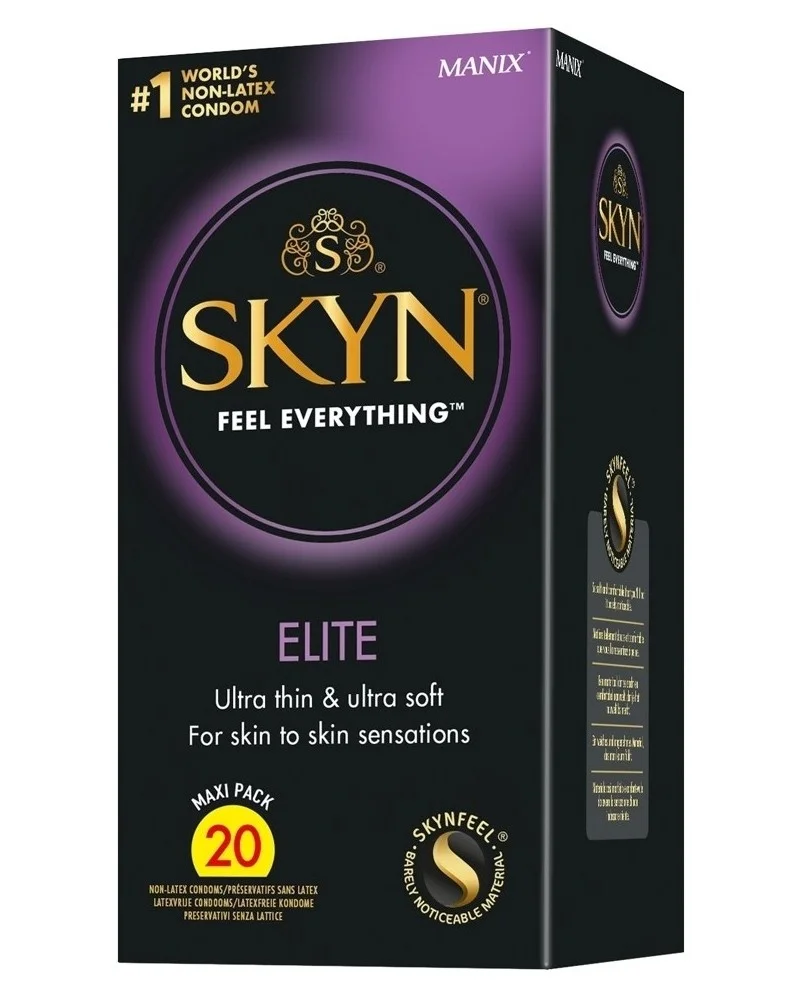 Préservatifs sans latex Skyn Elite x20 sur la Boutique du Hard