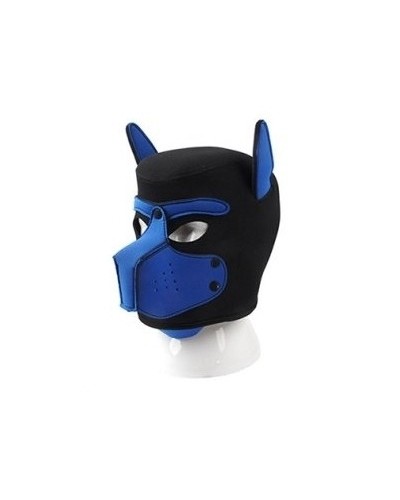 Masque Puppy Néoprène Dog On Noir-Bleu sur la Boutique du Hard