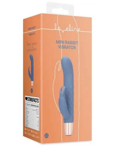 Vibro Rabbit Bluey 10 x 2.5cm sur la Boutique du Hard