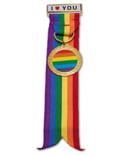 Médaille Rainbow avec Ruban sur la Boutique du Hard