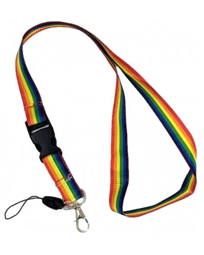 Cordon Rainbow avec Clip 50cm sur la Boutique du Hard