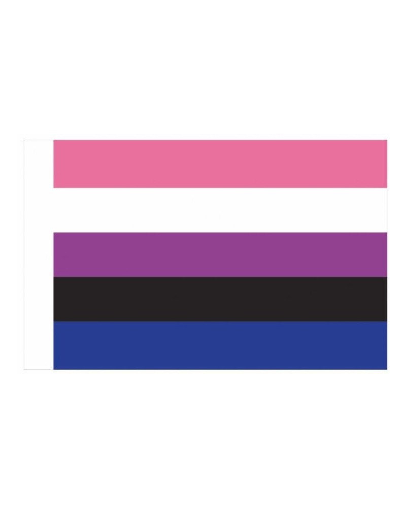 Drapeau Genderfluid 90 x 150cm sur la Boutique du Hard