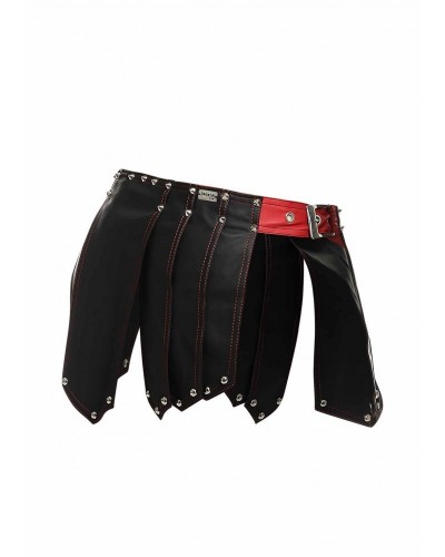 Jupe homme Sm Roman Skirt Noire-Rouge sur la Boutique du Hard