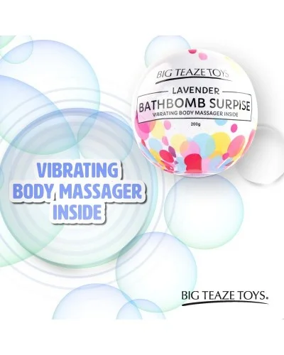 Bombe de bain moussante avec Vibro Parfum Lavande sur la Boutique du Hard