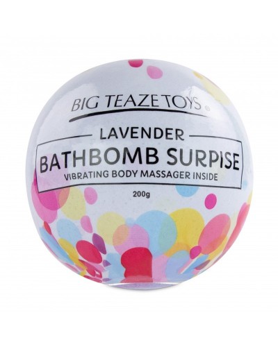 Bombe de bain moussante avec Vibro Parfum Lavande sur la Boutique du Hard