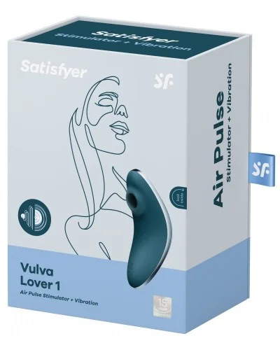 Stimulateur de clitoris Vulva Lover 1 Satisfyer Bleu sur la Boutique du Hard