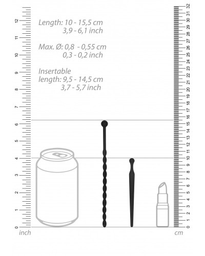 Kit Plugs d'urètre Beginners 2 Pièces sur la Boutique du Hard