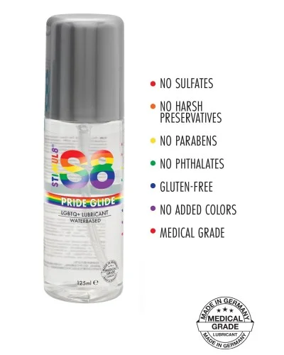 Lubrifiant Eau Stimul8 pride 125ml pas cher