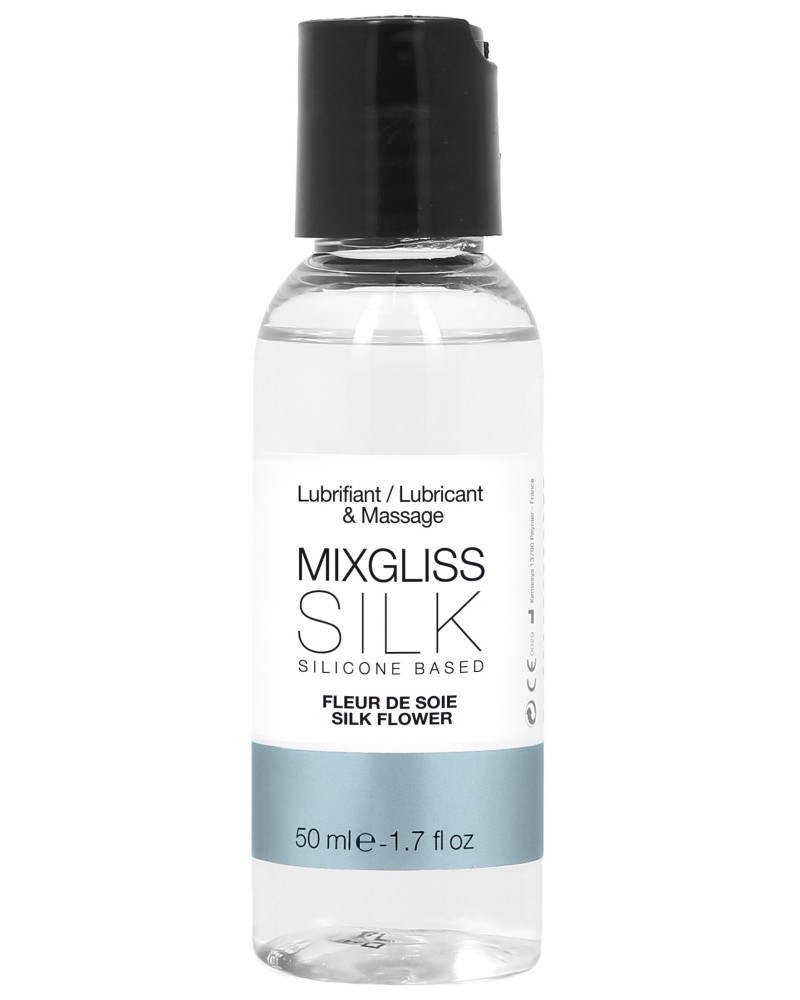 Lubrifiant silicone MixGliss Silk - Fleur de soie 50ml pas cher