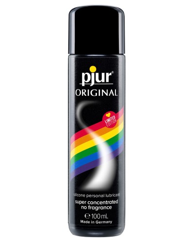 Lubrifiant Silicone Pjur Original Rainbow Edition 100mL pas cher