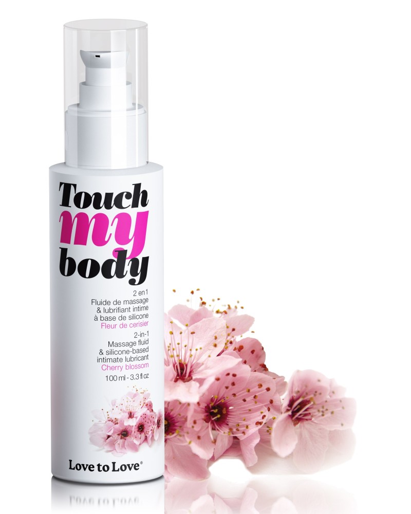 Lubrifiant Silicone Touch My Body Fleur de Cerisier 100ml pas cher