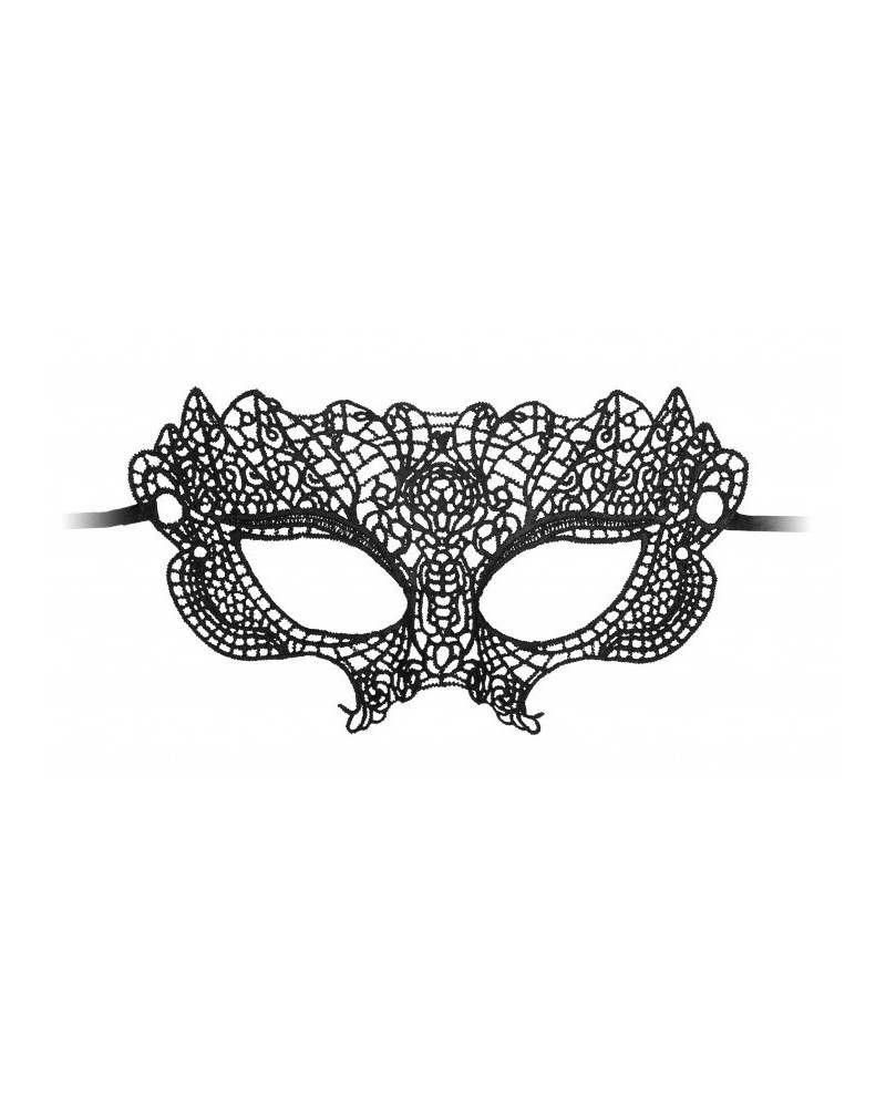 Masque en dentelle Princess Noir pas cher