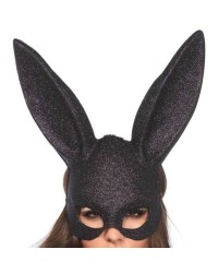 Masque Rabbit - Noir PailletE pas cher