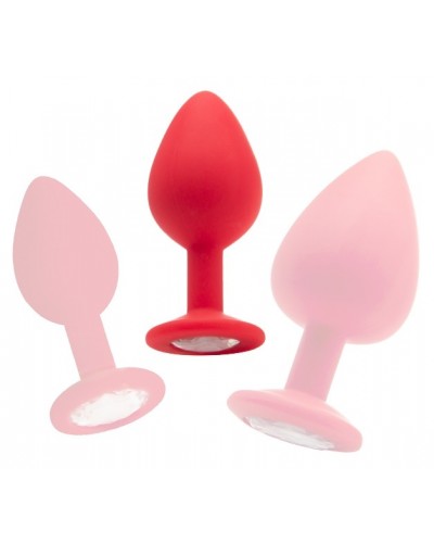 Plug Diamond Large – 7 x 3.5 cm Rouge sextoys et accessoires sur La Boutique du Hard