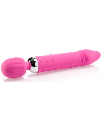 Vibro Wand Double Fun 17.5 x 4.5cm Rose  sextoys et accessoires sur La Boutique du Hard