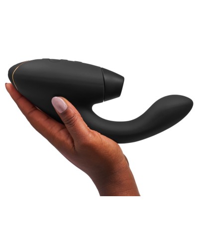 Stimulateur de clitoris et Point G WOMANIZER Duo 2 Noir sextoys et accessoires sur La Boutique du Hard