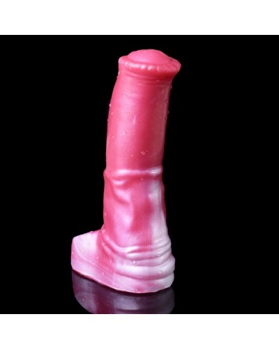 Gaine de pénis Monster Jump 15 x 4.5cm Rose-Blanc sextoys et accessoires sur La Boutique du Hard