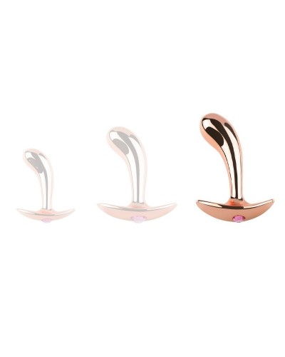 Plug bijou en métal Incurve L 12 x 3.5cm sextoys et accessoires sur La Boutique du Hard