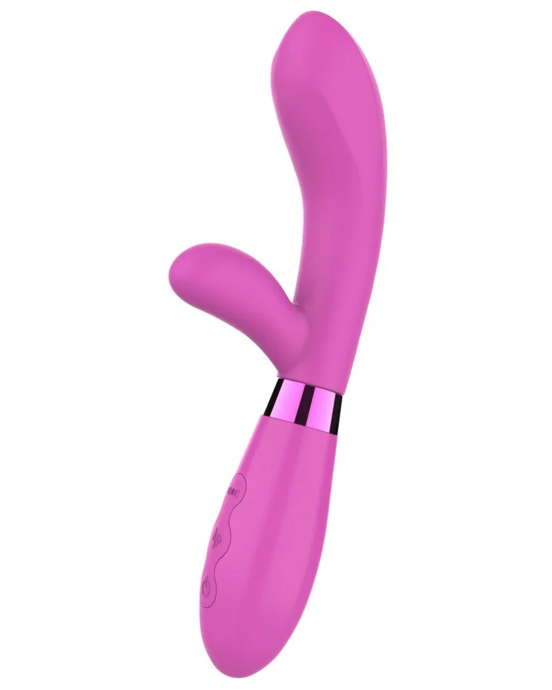 Vibro Rabbit Jingle Fiesta 20cm Rose sextoys et accessoires sur La Boutique du Hard