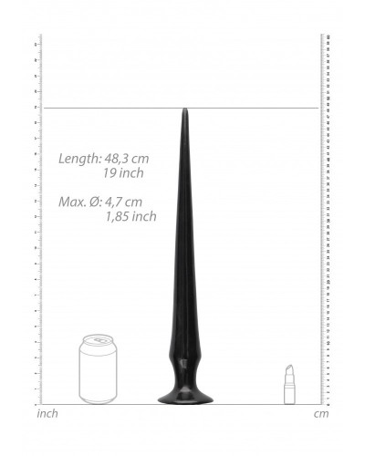 Plug long Ass Spike L 48 x 4.5cm sextoys et accessoires sur La Boutique du Hard