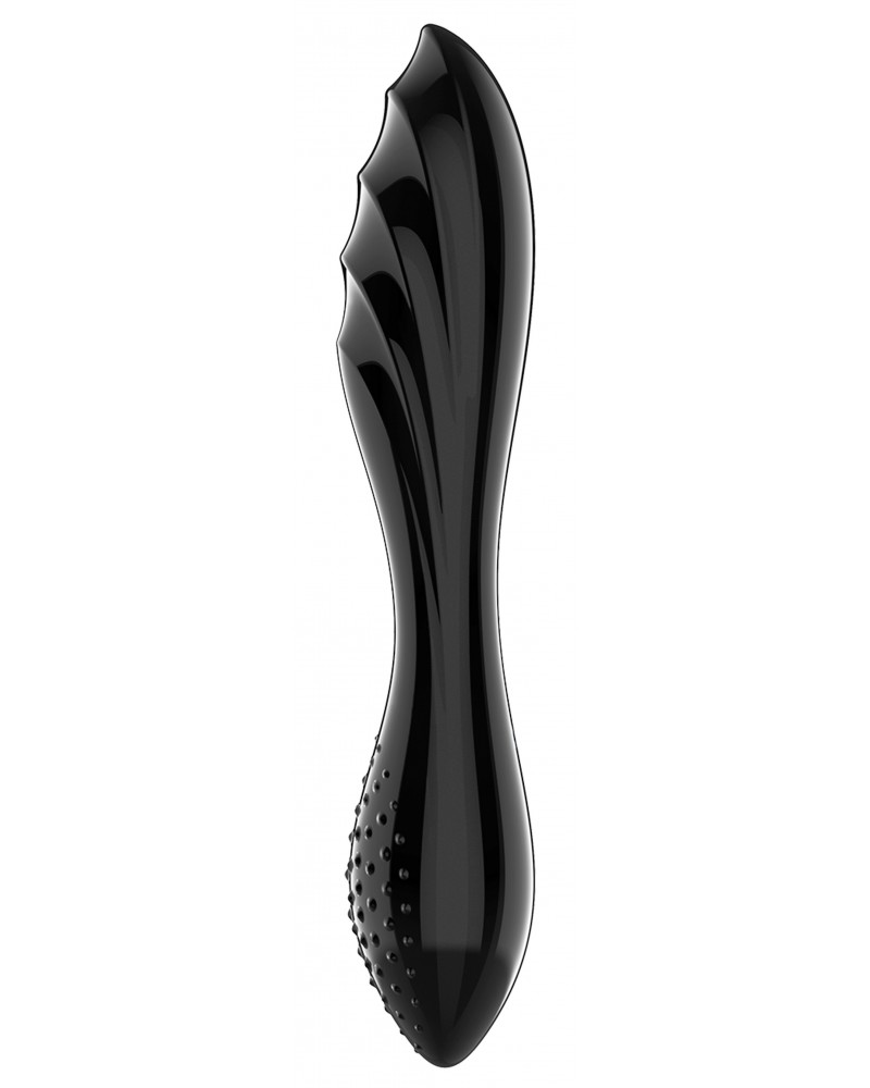 Gode en verre Dazzling Crystal 1 - 18 x 3.6cm Noir sextoys et accessoires sur La Boutique du Hard