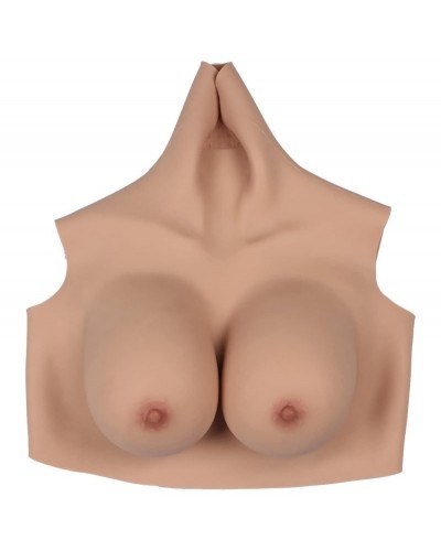 Buste Seins Coton Col haut Bonnet E sextoys et accessoires sur La Boutique du Hard