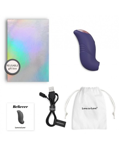 Stimulateur de clitoris Believer Love to Love Indigo sextoys et accessoires sur La Boutique du Hard