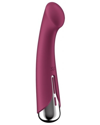 Vibromasseur Point G Spinning G-Spot 1 - 11 x 3.5cm Framboise sextoys et accessoires sur La Boutique du Hard