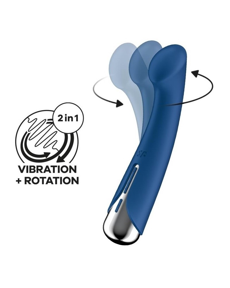 Stimulateur Spinning G-Spot 1 - 11 x 3.5cm Bleu sextoys et accessoires sur La Boutique du Hard