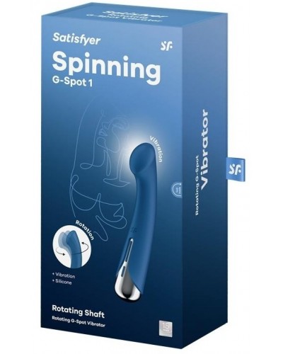 Stimulateur Spinning G-Spot 1 - 11 x 3.5cm Bleu sextoys et accessoires sur La Boutique du Hard