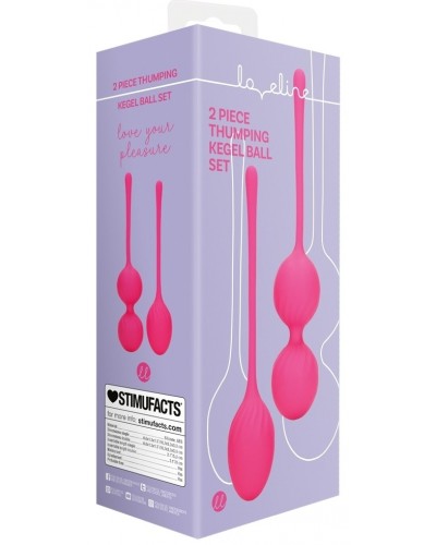 Duo de 2 Boules de Geisha Wildberry sextoys et accessoires sur La Boutique du Hard