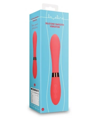 Vibromasseur Smooth Line 11 x 3.4 cm Rouge sextoys et accessoires sur La Boutique du Hard