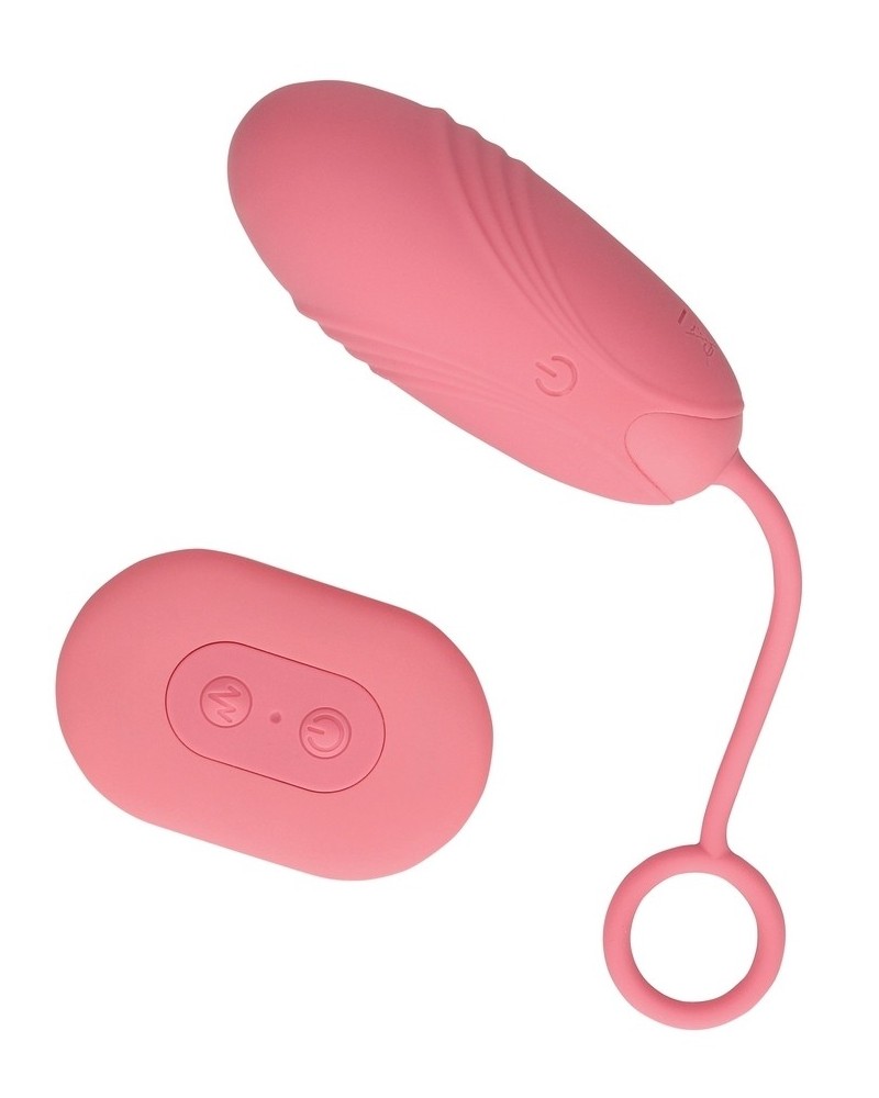 Oeuf vibrant sans fil Egg Soft Vibrator 8 x 3.3 cm Rose sextoys et accessoires sur La Boutique du Hard