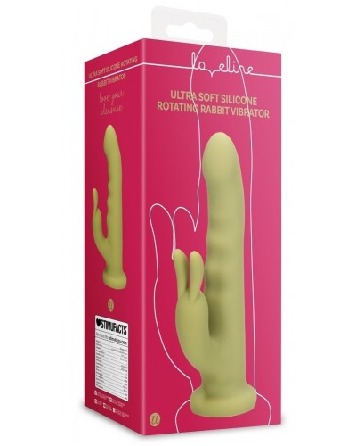 Vibro Rabbit Rotatif Greenbit 14 x 4cm sextoys et accessoires sur La Boutique du Hard