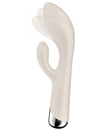 Vibro Rabbit Spinning Rabbit 1 11 x 3.5cm Beige sextoys et accessoires sur La Boutique du Hard