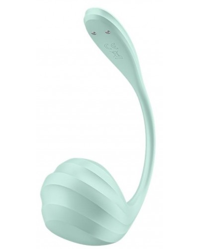 Vibromasseur Connecté Point G Smooth Petal 8.5 x 3.8cm Vert Menthe sextoys et accessoires sur La Boutique du Hard