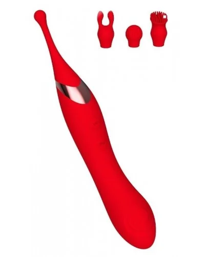 Stimulateur de clitoris Onax Double Pulse Rouge sextoys et accessoires sur La Boutique du Hard