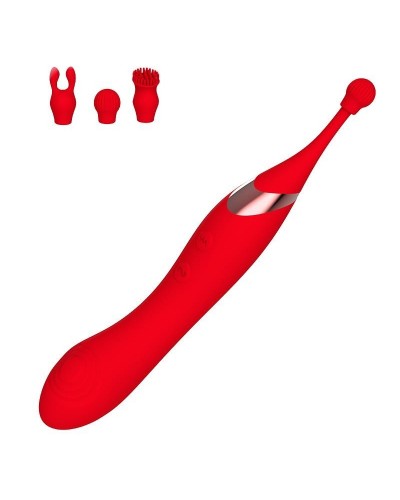 Stimulateur de clitoris Onax Double Pulse Rouge sextoys et accessoires sur La Boutique du Hard