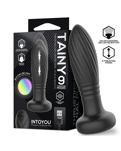 Plug vibrant à poussée Tainy 11 x 3.5cm sextoys et accessoires sur La Boutique du Hard